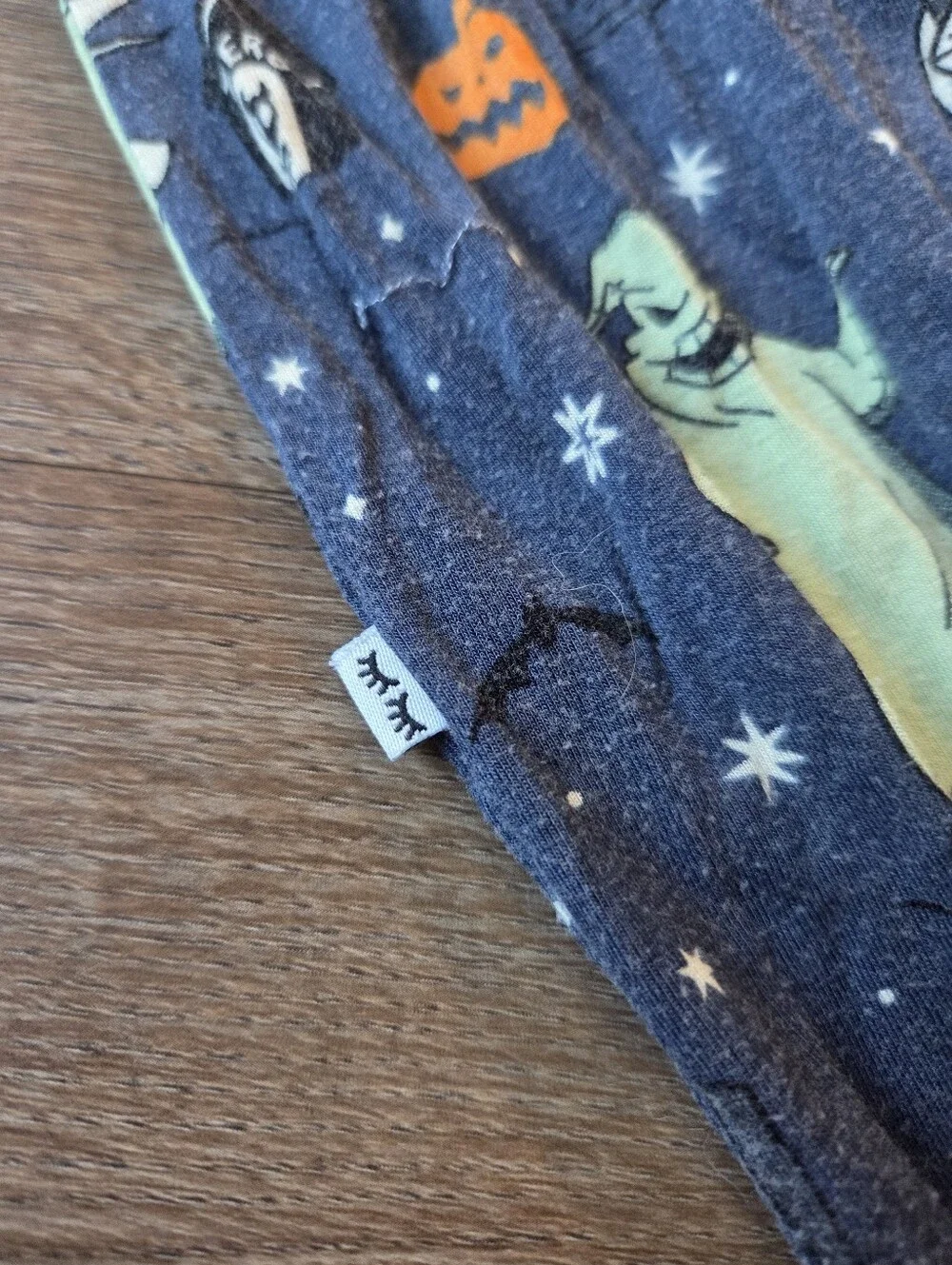 Little Sleepies Bamboo Nightmare Before Christmas Pajamas Oogie Boogie 12-18m